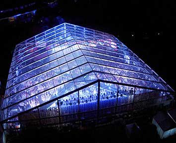 50m Outdoor Transparent Structure Banquet Event Tent