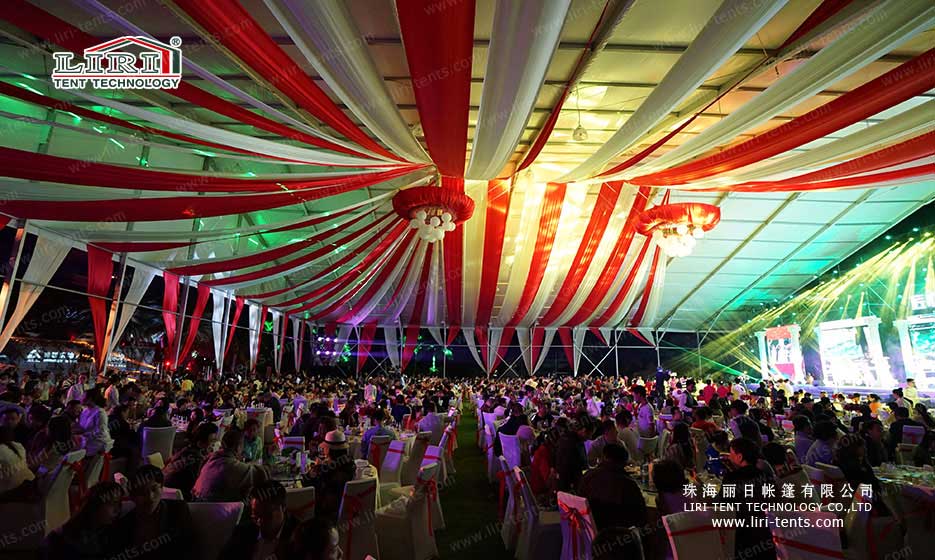 50x50 Span Luxury Wedding Tent With Decorations