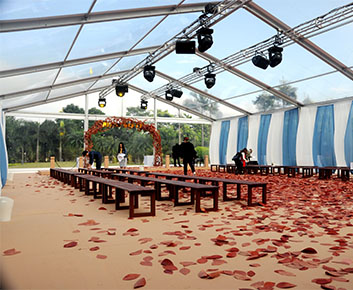Clear Top Outdoor Event Tent