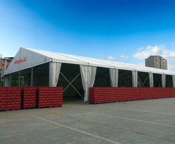 Coca Cola Temporary Warehouse Tent
