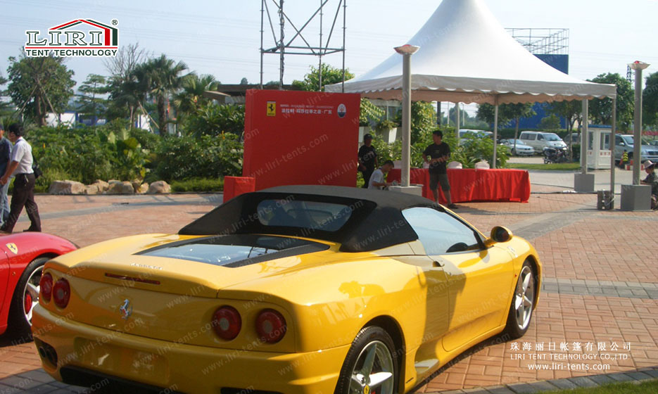 Ferrari trade show event tent