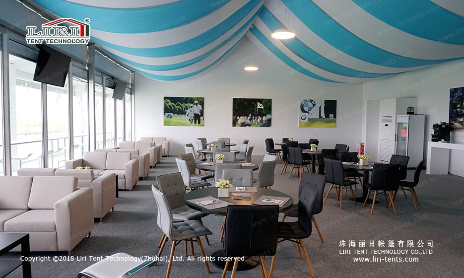 Large Double Decker Tent Interior