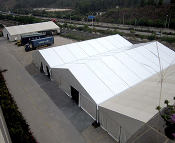 Storage Tent Warehouse Tent in The Industrial Park​