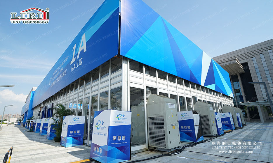 Temporary exhibition tent