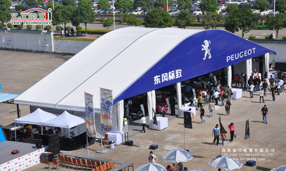 arcum tent for Le Mans Rally