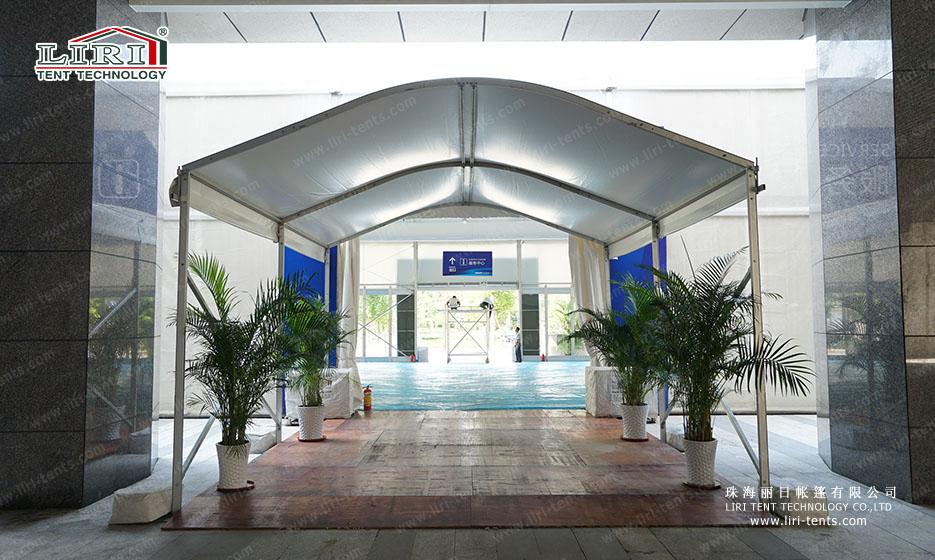 exhibition tent with accessories