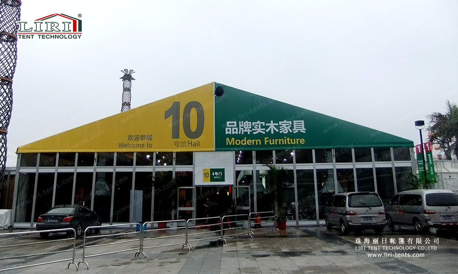 exhibition tent with logo