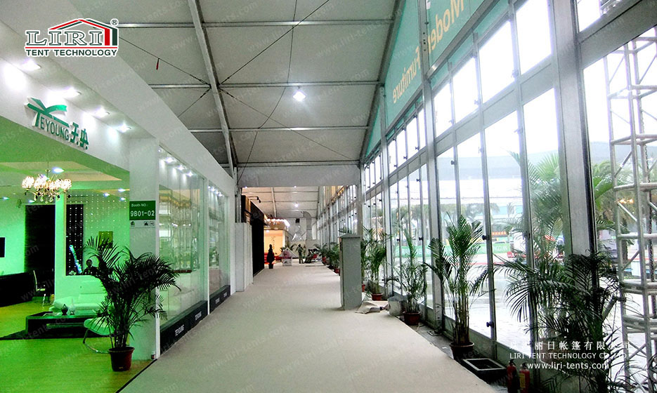 exhibition tent with sides