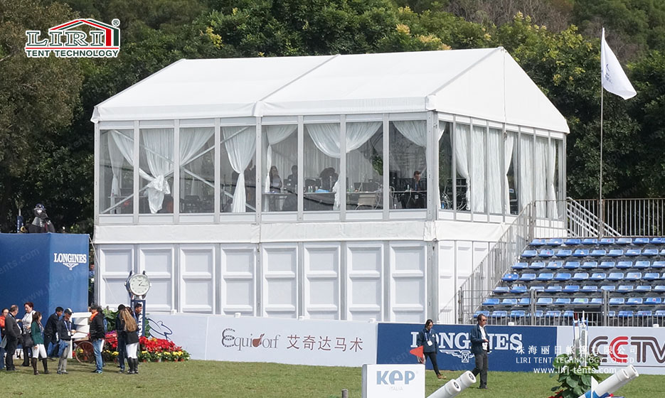 white event tent with ABS wall
