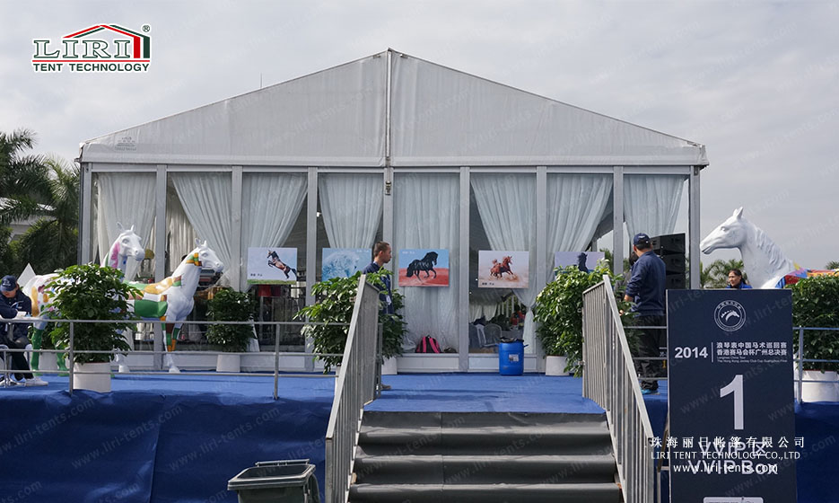 white sport s event tent for 2014 Equestrian Competition
