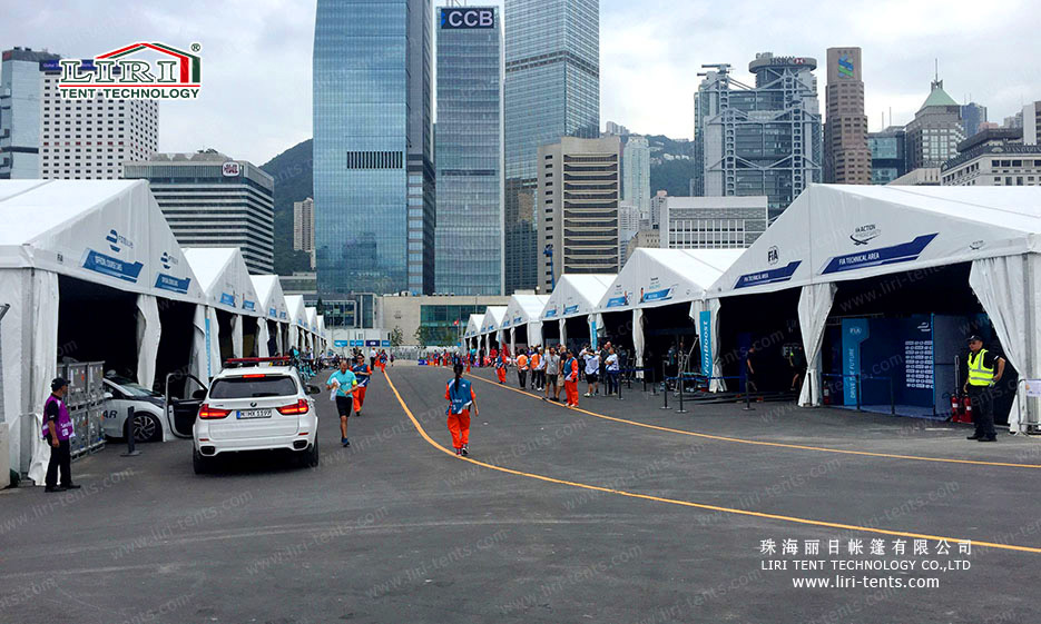 A frame outdoor event tent