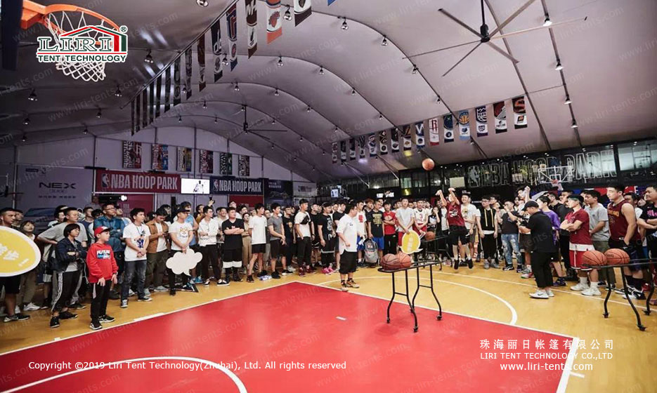 Basketball tent