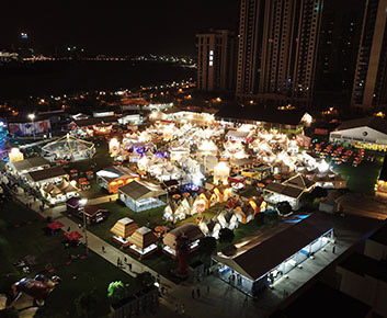 Large Outdoor Food Festival Event Tent
