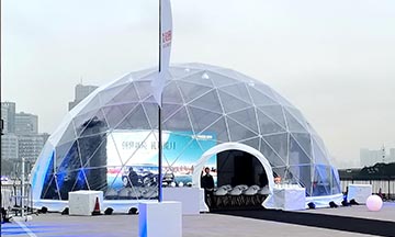 PVC Geodesic Dome Tent 3