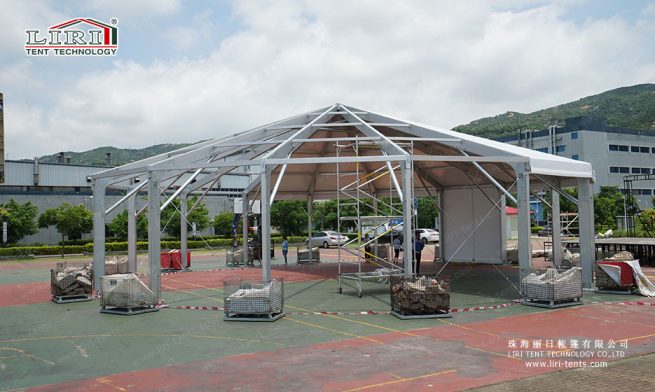 tente hexadécagonale
