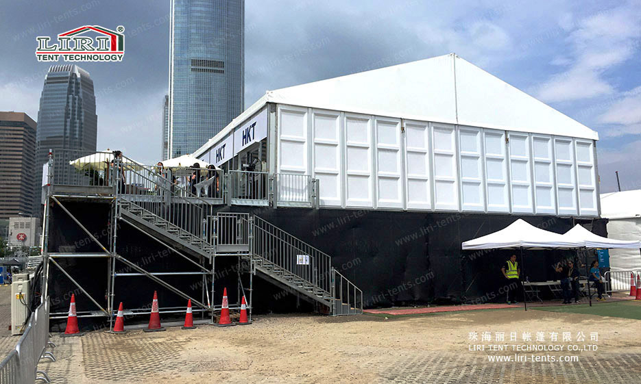 outdoor event tent with ABS wall