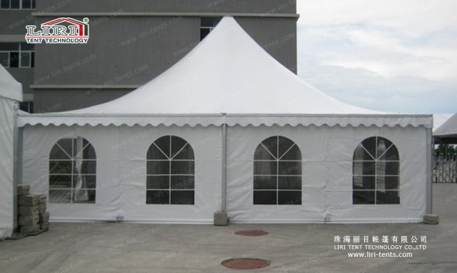 fenêtres transparentes pour tente pagode