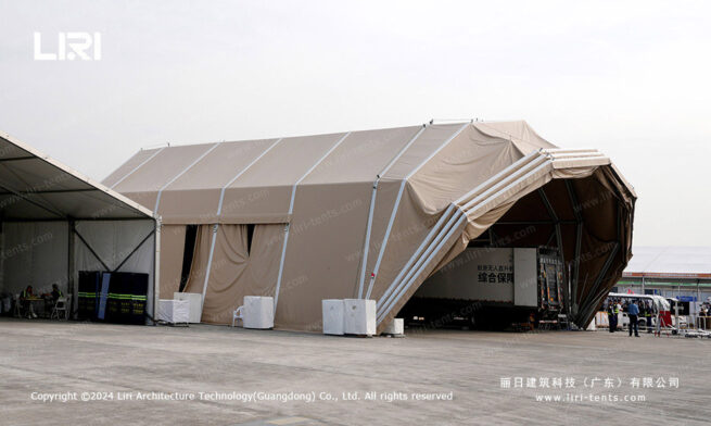 Tente-hangar militaire à double paroi (3)