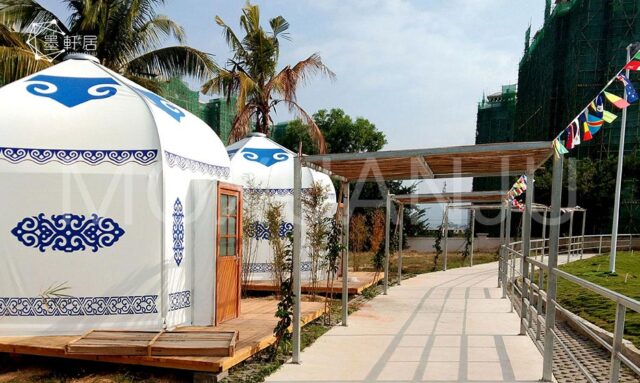 Tente de glamping de type yourte à vendre