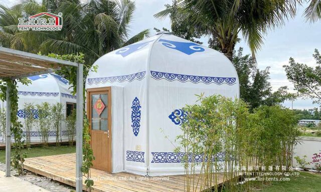 Tente de glamping « Yurt » pour l'extérieur 1