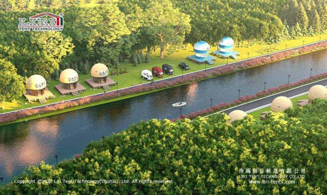 Tente de glamping « Hot Balloon » 9