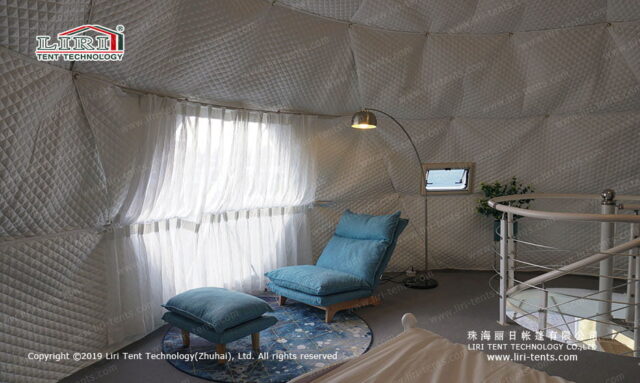 Présentation de la tente de glamping « Hot Balloon »