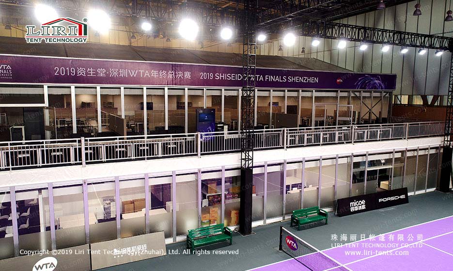 Tente destinée à accueillir les Finales WTA 2019 1