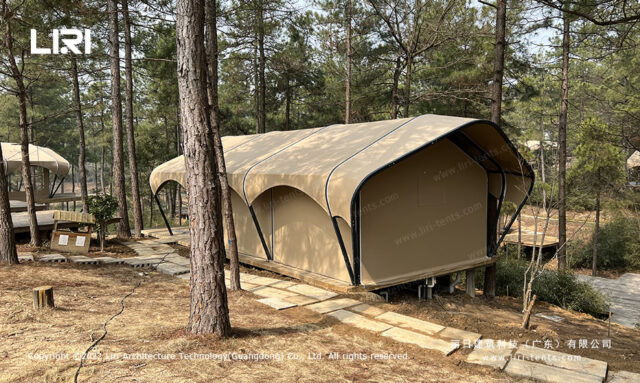 Tente de glamping à Hawaï