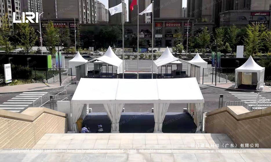 small marquee for sports events