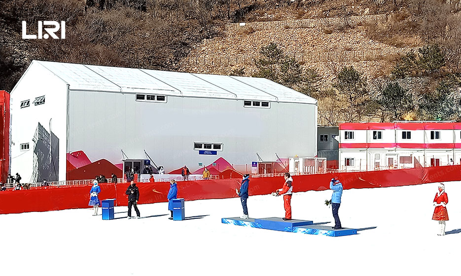 The Winter Olympics tent 1