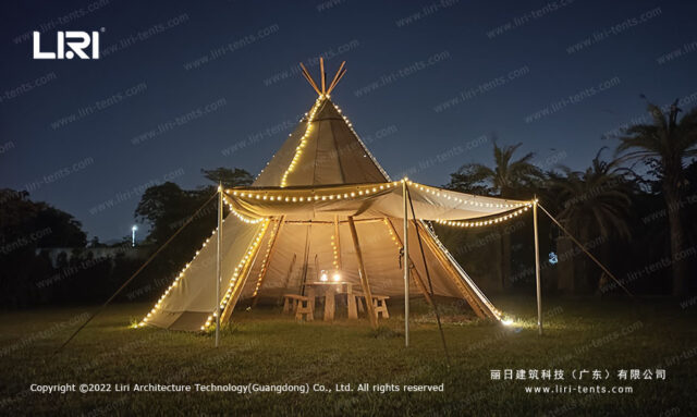 Tente de glamping « Tipi » 2
