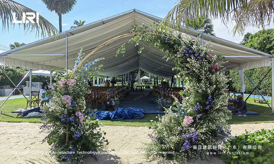 Small Backyard Weddings Tent