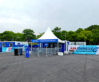 Event Tent for Formula E Electric Car Races