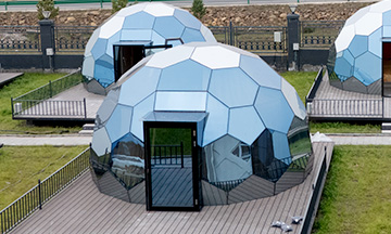 Glass Geodesic Dome
