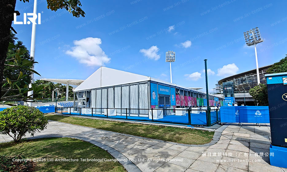 Liri temporary structures at the 15th National Games